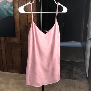 Lovely strappy pink blouse